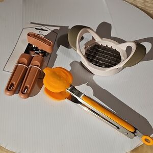 Kitchen Tool Set - Brown and Orange